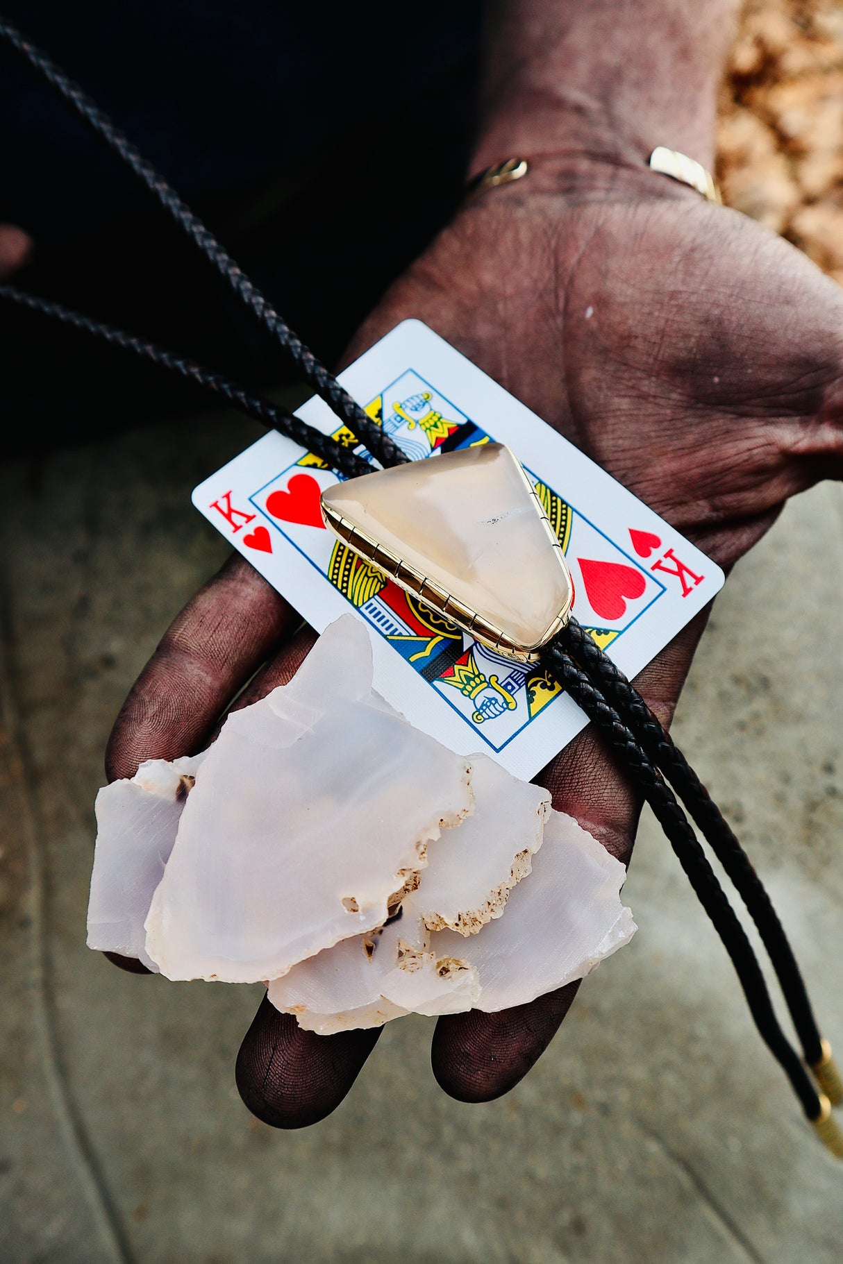 “The King” Pink Róse Agate