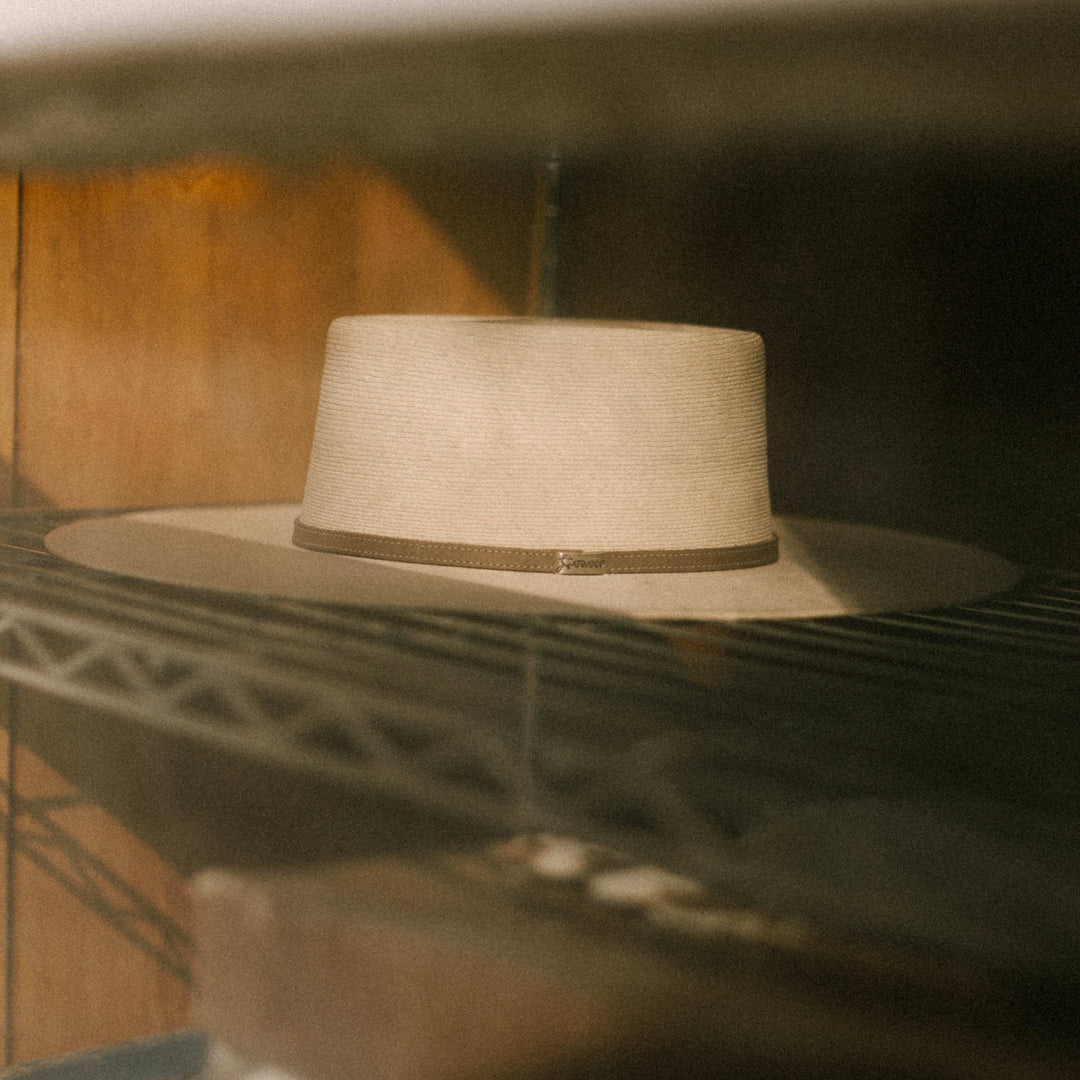 Flatbrim Nevada Hat on Shelf Closer