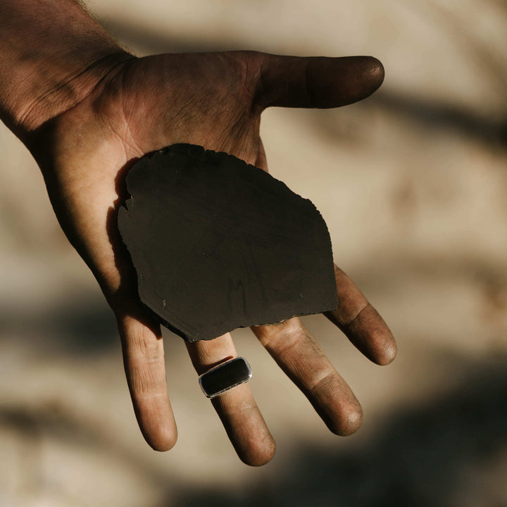 Snake River Blackjack Ring with slab