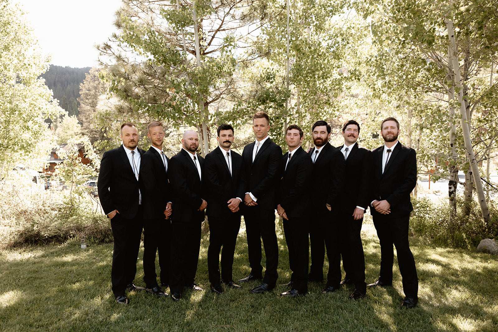 Hells Canyon Bolo Tie Wedding Rentals on Groomsmen