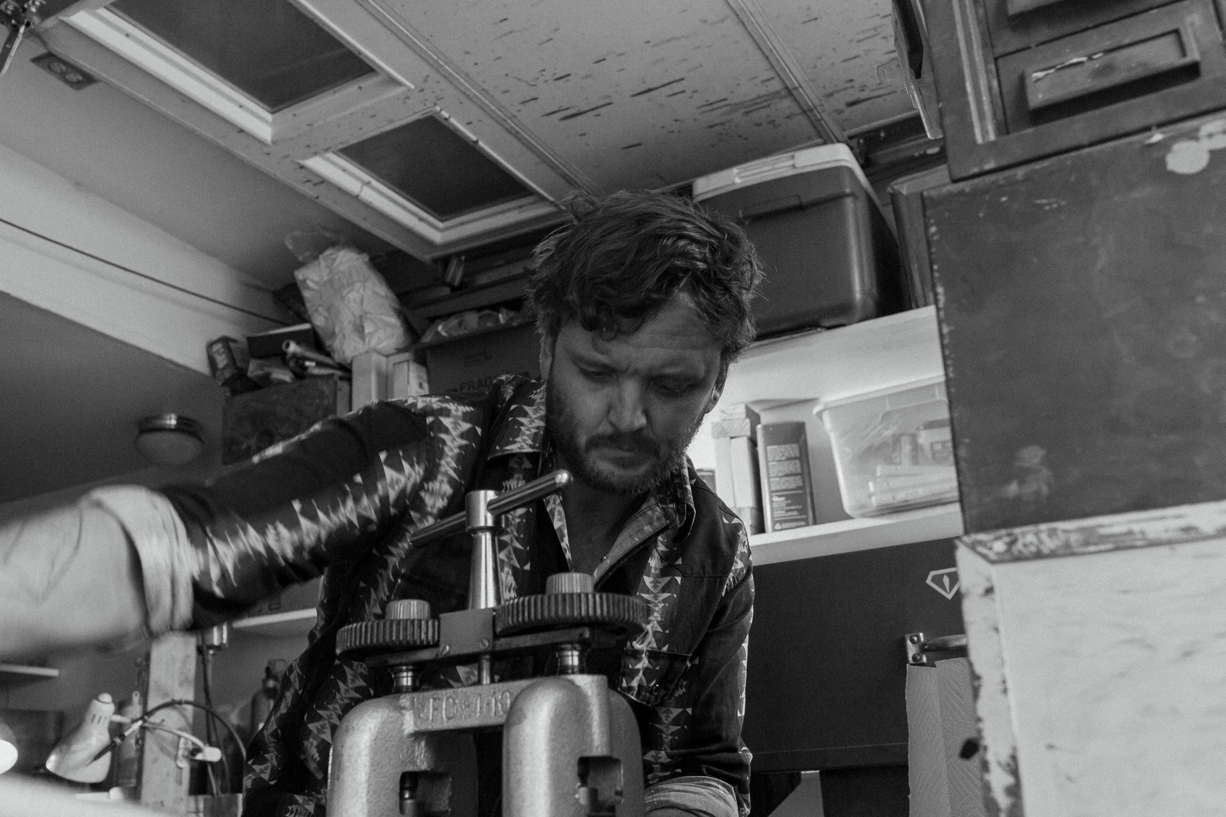Man in Metal Workshop