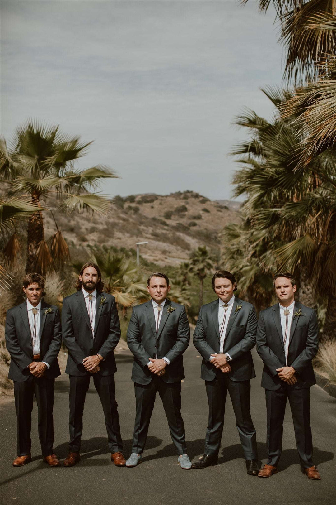 Succor Creek Jasper Bolo Tie Rental On Groomsmen